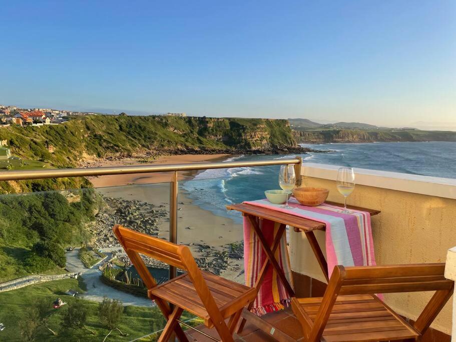 Apartamento Sunset Con Vistas Playa De Los Locos Suances Buitenkant foto
